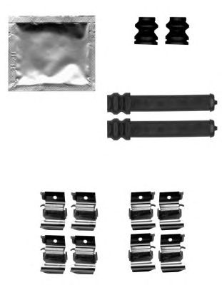 HELLA PAGID 8dz355205251 -  Комплектующие, колодки дискового тормоза